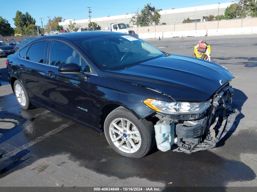 VIN 3FA6P0LU6KR256494 2019 FORD FUSION HYBRID no.1