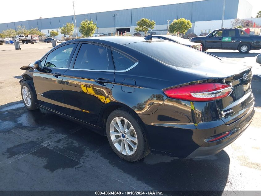 VIN 3FA6P0LU6KR256494 2019 FORD FUSION HYBRID no.3