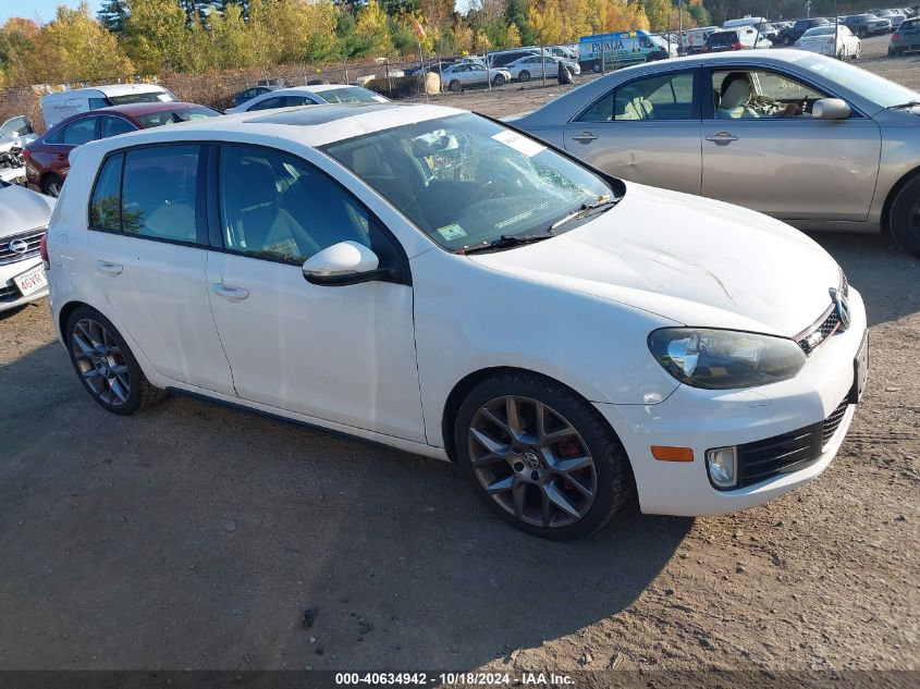 2013 Volkswagen Gti 4-Door VIN: WVWGD7AJ7DW099762 Lot: 40634942