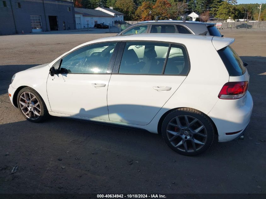 2013 Volkswagen Gti 4-Door VIN: WVWGD7AJ7DW099762 Lot: 40634942