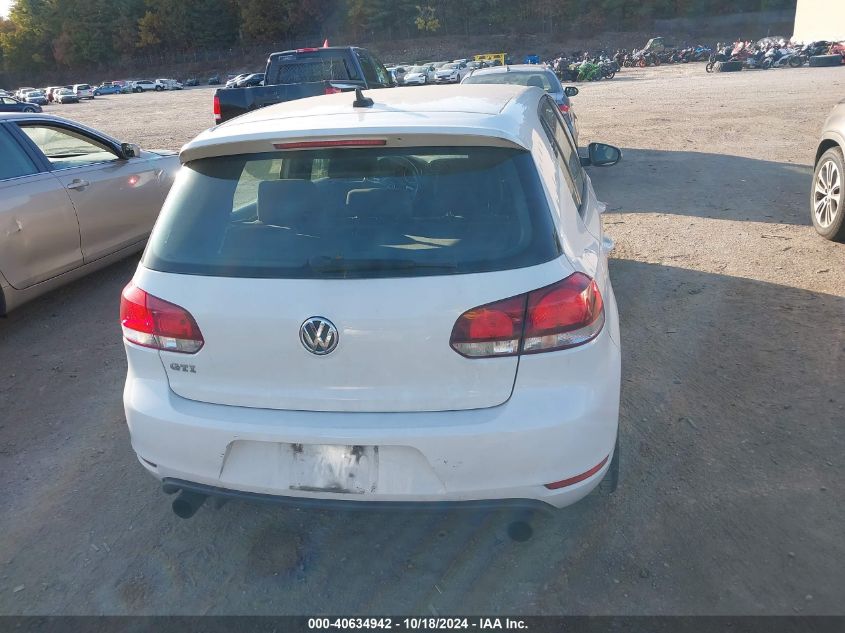 2013 Volkswagen Gti 4-Door VIN: WVWGD7AJ7DW099762 Lot: 40634942