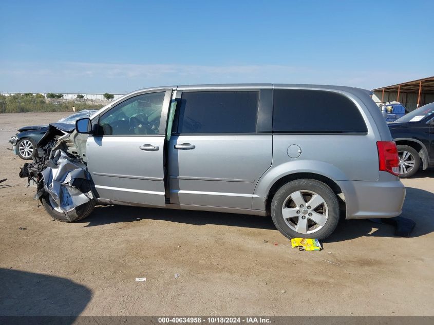 2013 Dodge Grand Caravan Se VIN: 2C4RDGBG4DR700369 Lot: 40634958