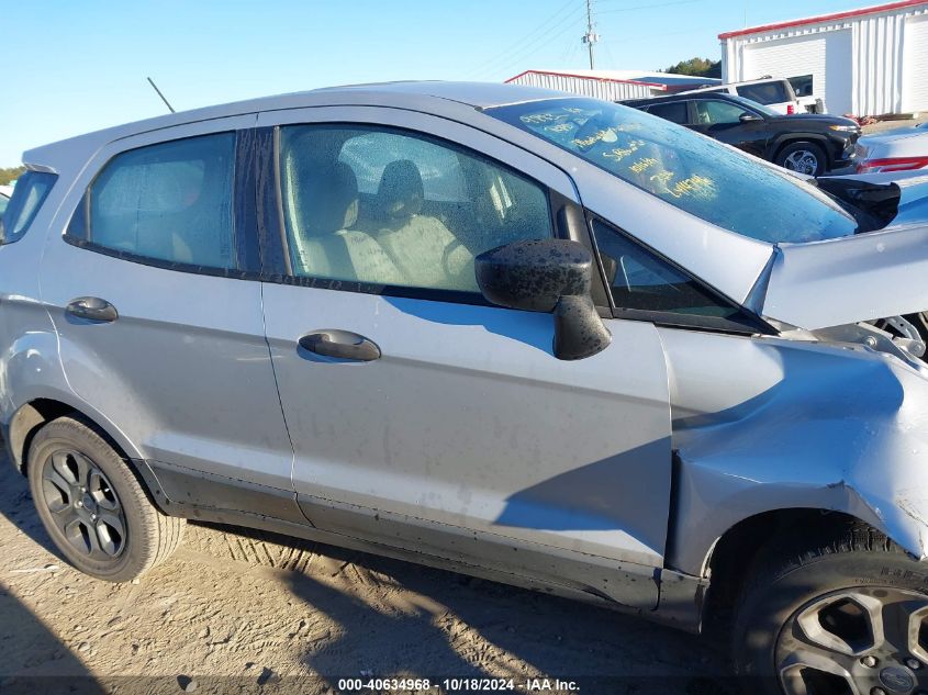 2019 Ford Ecosport S VIN: MAJ3S2FE9KC274746 Lot: 40634968