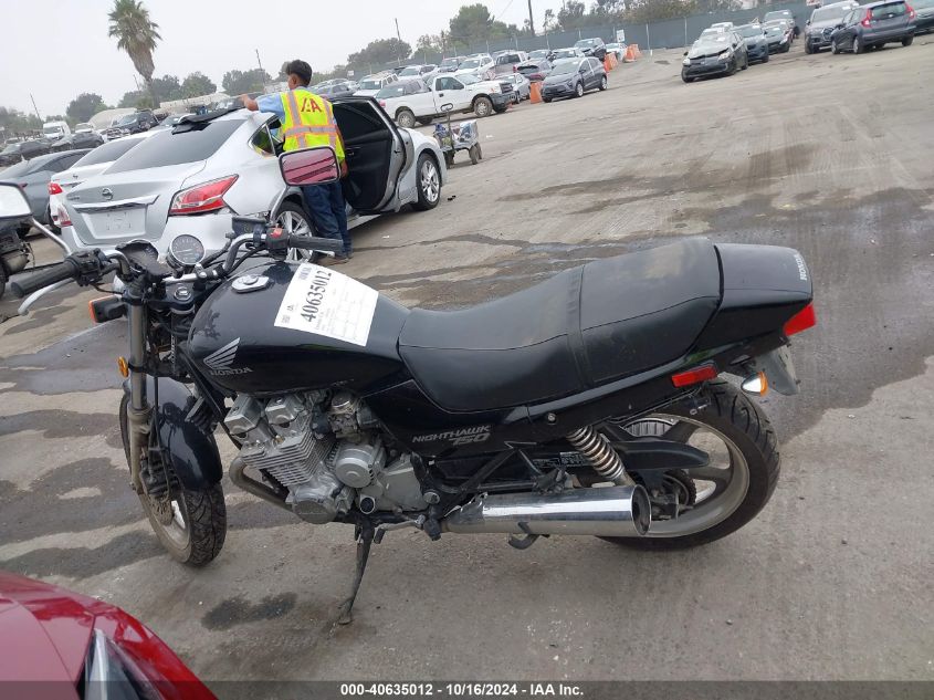 1995 Honda Cb750 VIN: JH2RC3815SM300049 Lot: 40635012