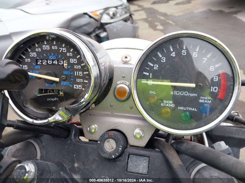 1995 Honda Cb750 VIN: JH2RC3815SM300049 Lot: 40635012