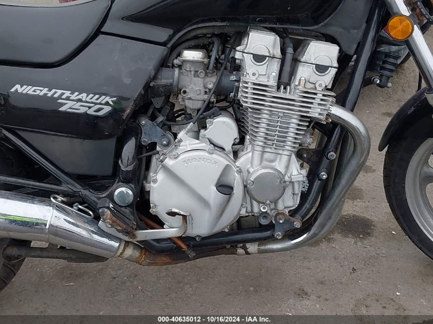 1995 Honda Cb750 VIN: JH2RC3815SM300049 Lot: 40635012