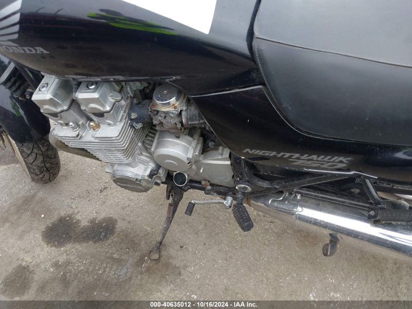 1995 Honda Cb750 VIN: JH2RC3815SM300049 Lot: 40635012