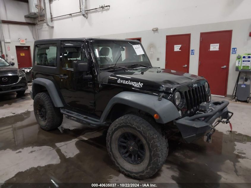 2014 Jeep Wrangler Sport VIN: 1C4AJWAGXEL319332 Lot: 40635037