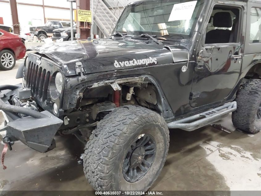 2014 Jeep Wrangler Sport VIN: 1C4AJWAGXEL319332 Lot: 40635037