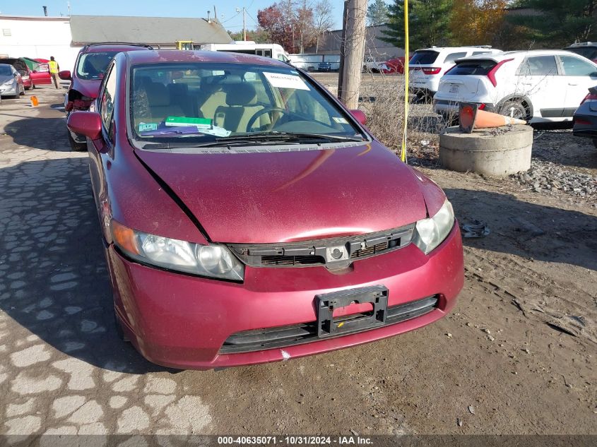 2008 Honda Civic Lx VIN: 2HGFA16548H534031 Lot: 40635071