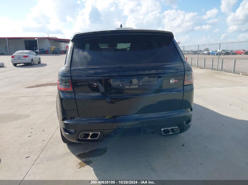 2019 Land Rover Range Rover Sport Svr VIN: SALWZ2SE9KA854480 Lot: 40635105