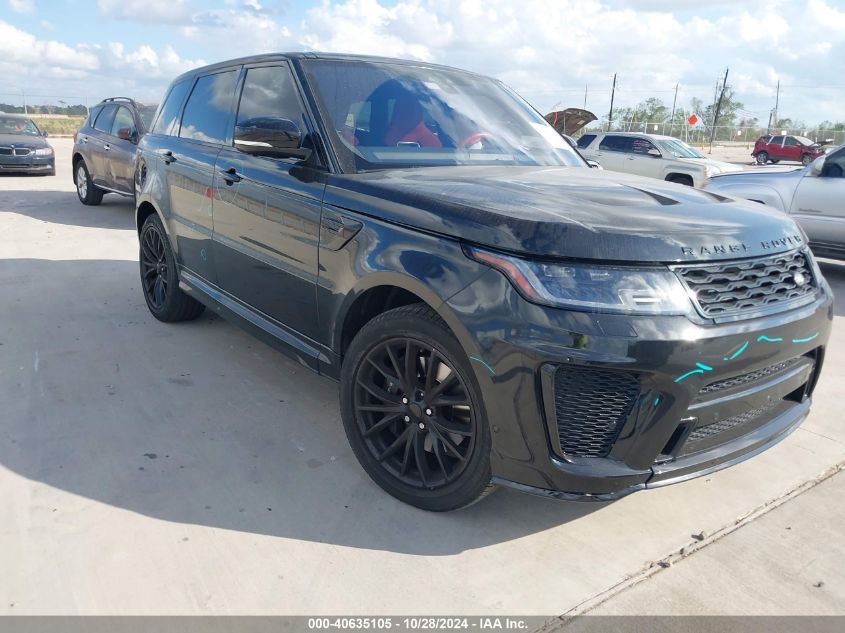 2019 Land Rover Range Rover Sport Svr VIN: SALWZ2SE9KA854480 Lot: 40635105