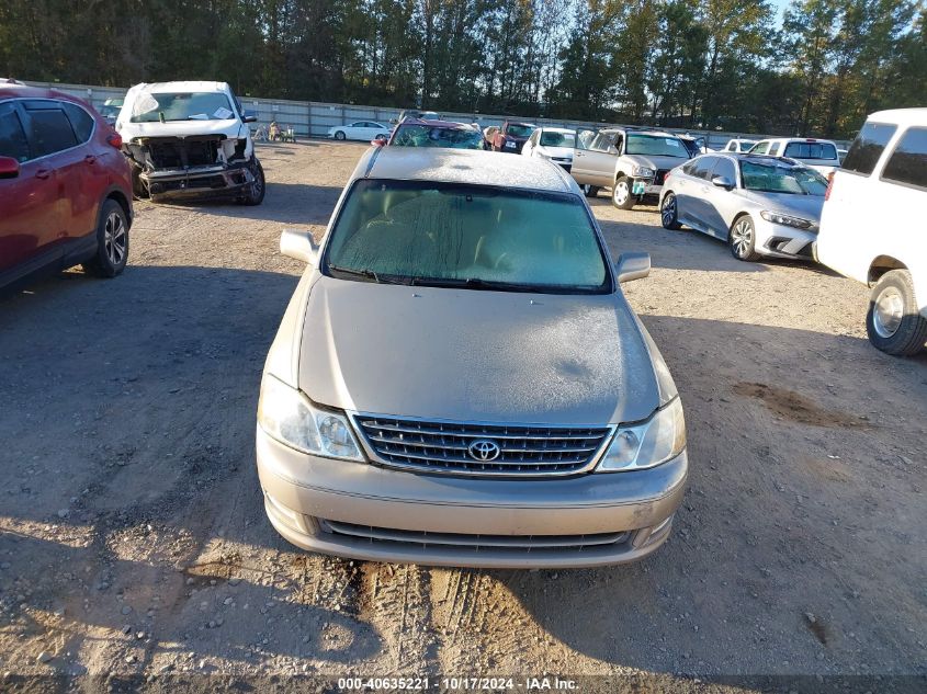 2004 Toyota Avalon Xl VIN: 4T1BF28BX4U361562 Lot: 40635221