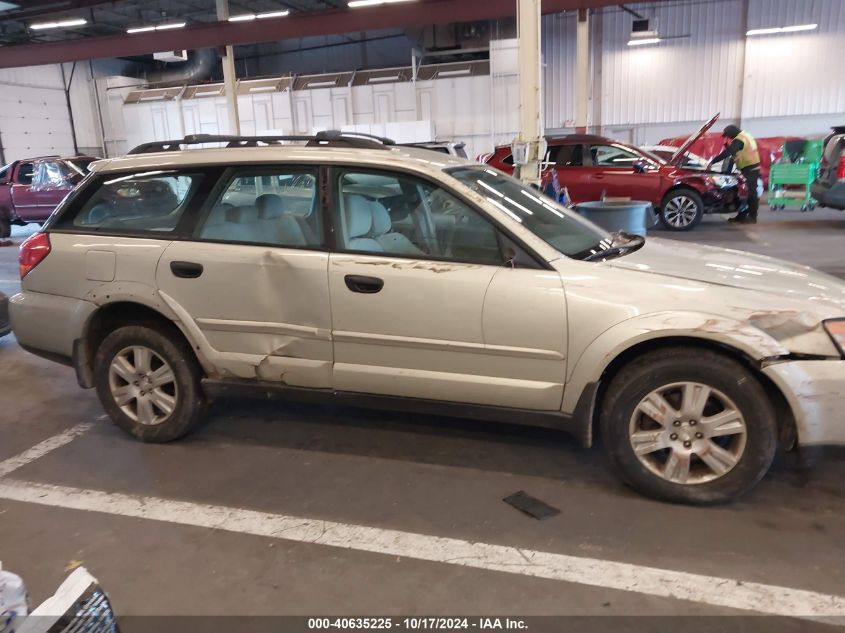 2005 Subaru Outback 2.5I VIN: 4S4BP61C657352025 Lot: 40635225