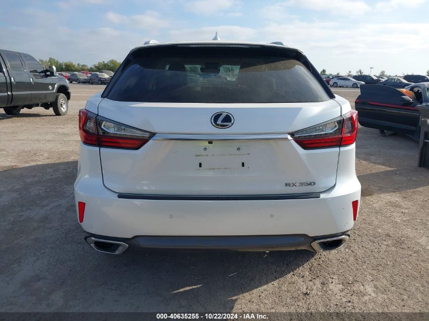 2016 Lexus Rx 350 VIN: 2T2ZZMCA2GC009304 Lot: 40635255