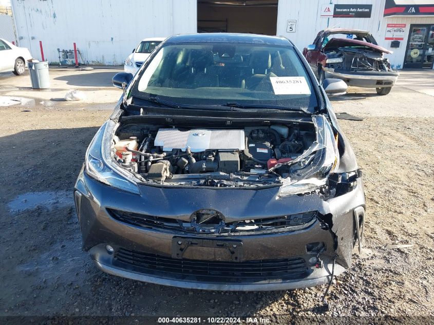 2019 Toyota Prius VIN: JTDL9RFU7K3002721 Lot: 40635281