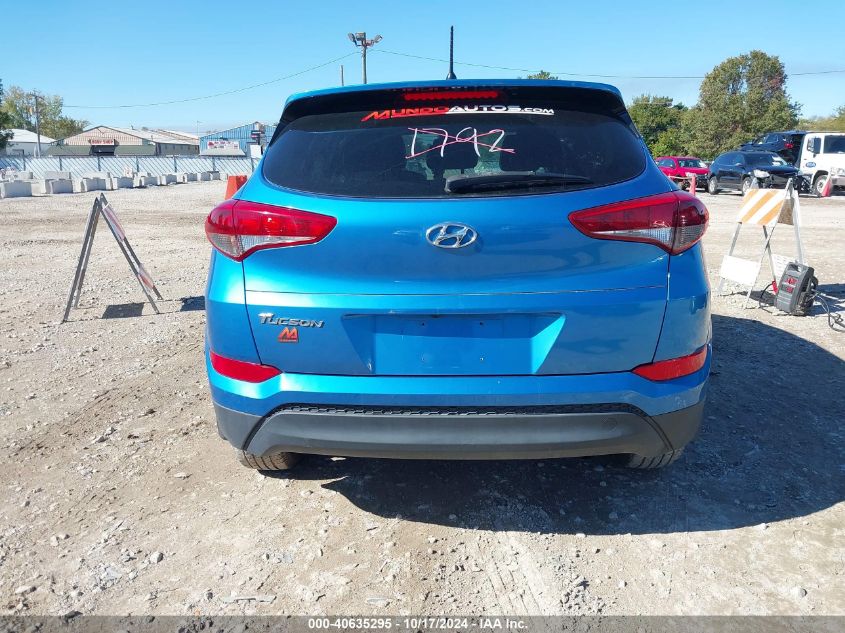 2018 Hyundai Tucson Se VIN: KM8J23A41JU645506 Lot: 40635295