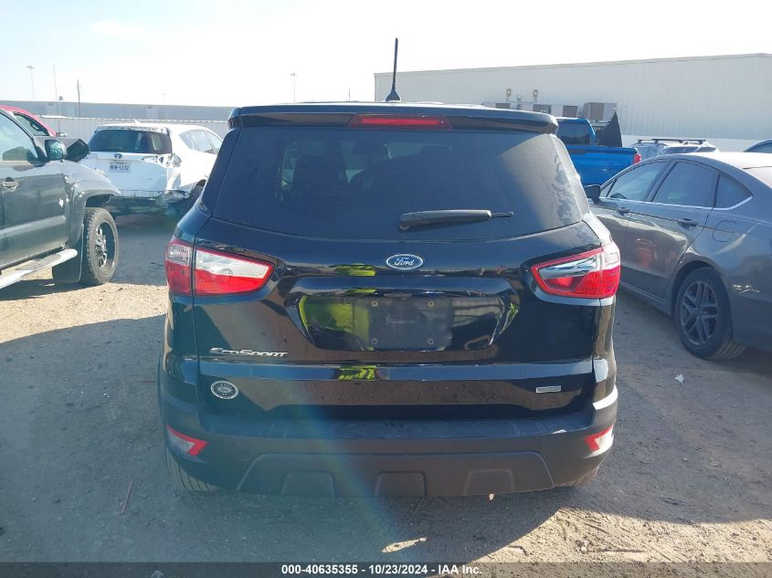 2018 Ford Ecosport S VIN: MAJ3P1RE2JC221103 Lot: 40635355