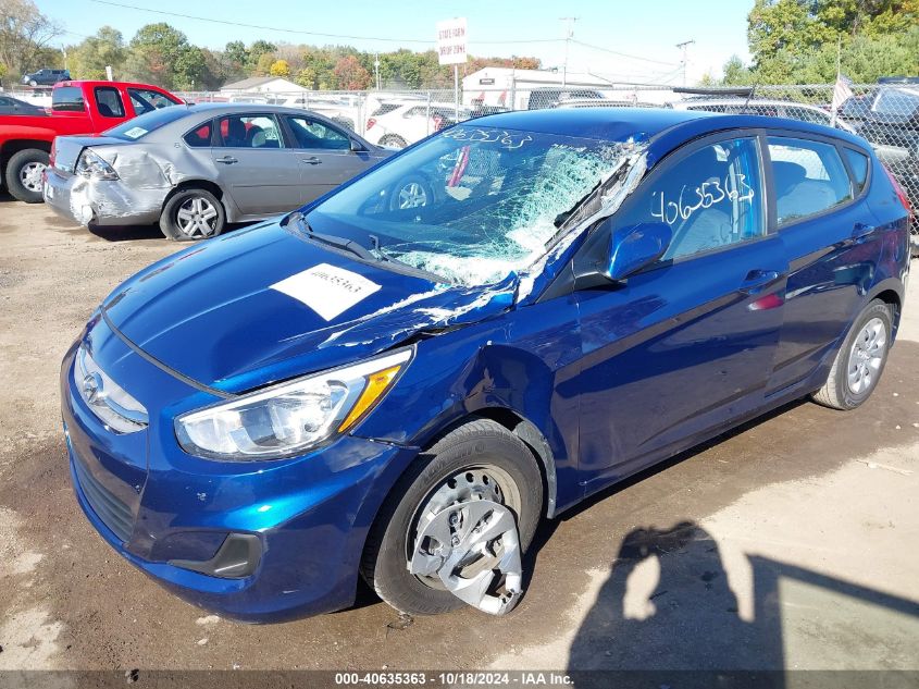 2017 Hyundai Accent Se VIN: KMHCT5AE4HU336956 Lot: 40635363