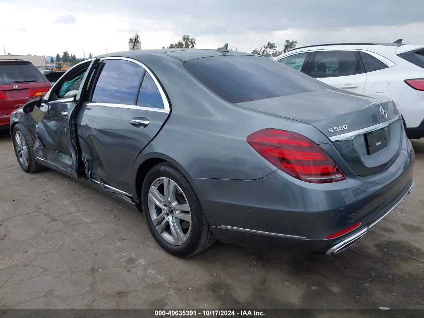 VIN WDDUG8GB2KA473517 2019 Mercedes-Benz S 560, 4Matic no.3