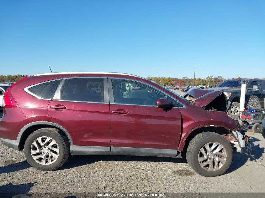 2015 Honda Cr-V Exl VIN: 2HKRM4H73FH605159 Lot: 40635392