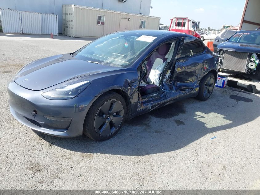 VIN 5YJ3E1EA2PF641426 2023 Tesla Model 3, Rear-Whee... no.2