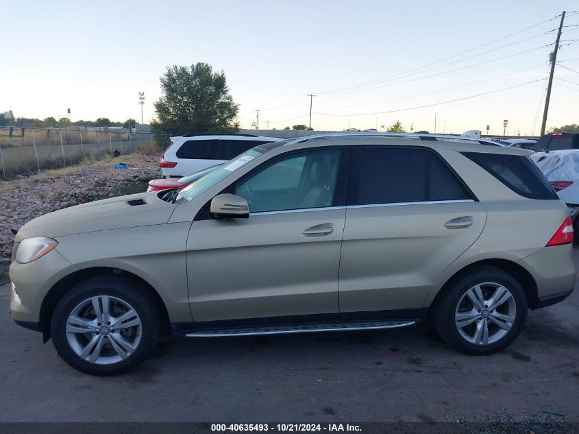 2013 Mercedes-Benz Ml 350 350 4Matic VIN: 4JGDA5HB4DA203003 Lot: 40635493