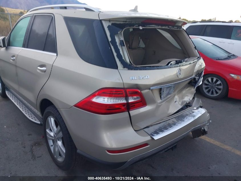 2013 Mercedes-Benz Ml 350 350 4Matic VIN: 4JGDA5HB4DA203003 Lot: 40635493