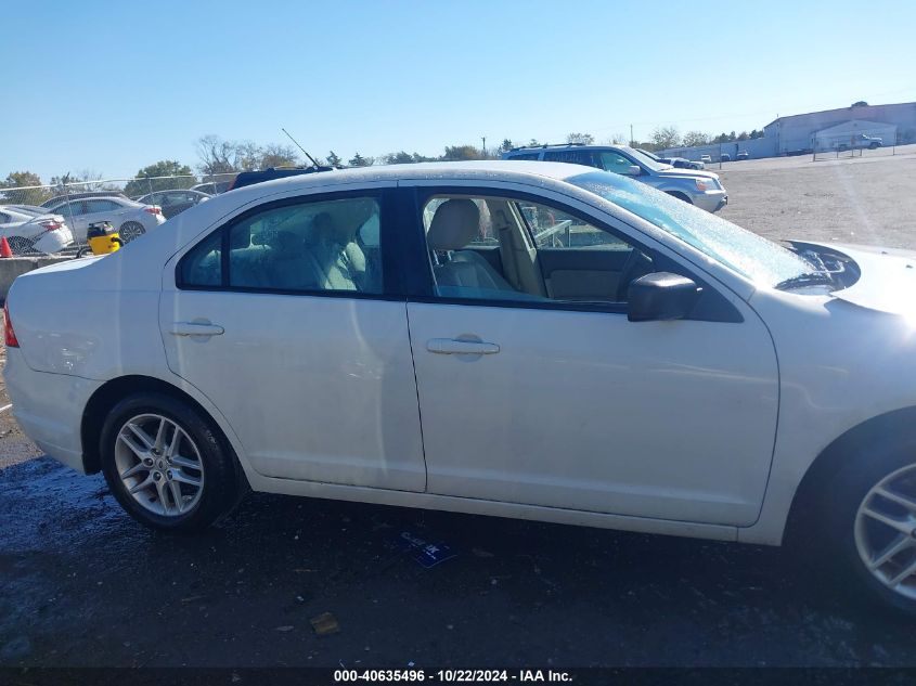 2012 Ford Fusion S VIN: 3FAHP0GA7CR390490 Lot: 40635496