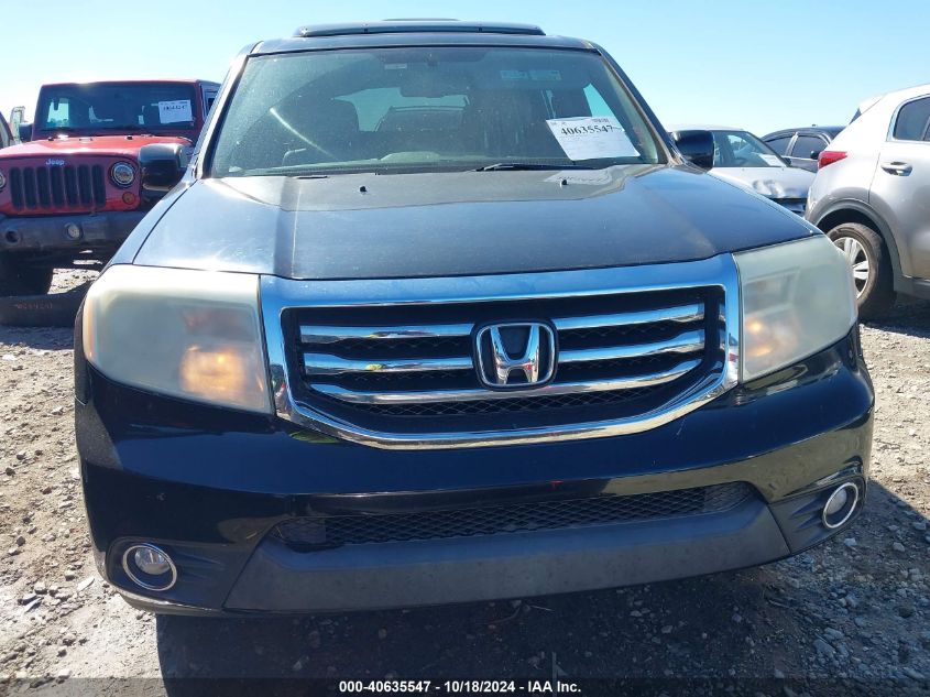 2013 Honda Pilot Ex-L VIN: 5FNYF4H52DB002106 Lot: 40635547