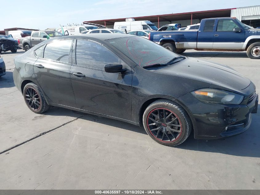 2015 Dodge Dart Sxt VIN: 1C3CDFBB3FD330806 Lot: 40635597