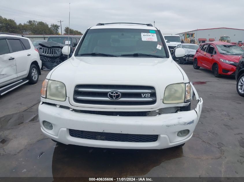 2004 Toyota Sequoia Limited V8 VIN: 5TDBT48A34S206436 Lot: 40635606