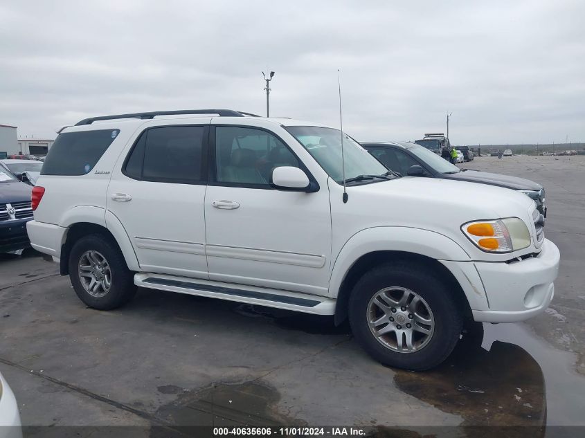 2004 Toyota Sequoia Limited V8 VIN: 5TDBT48A34S206436 Lot: 40635606