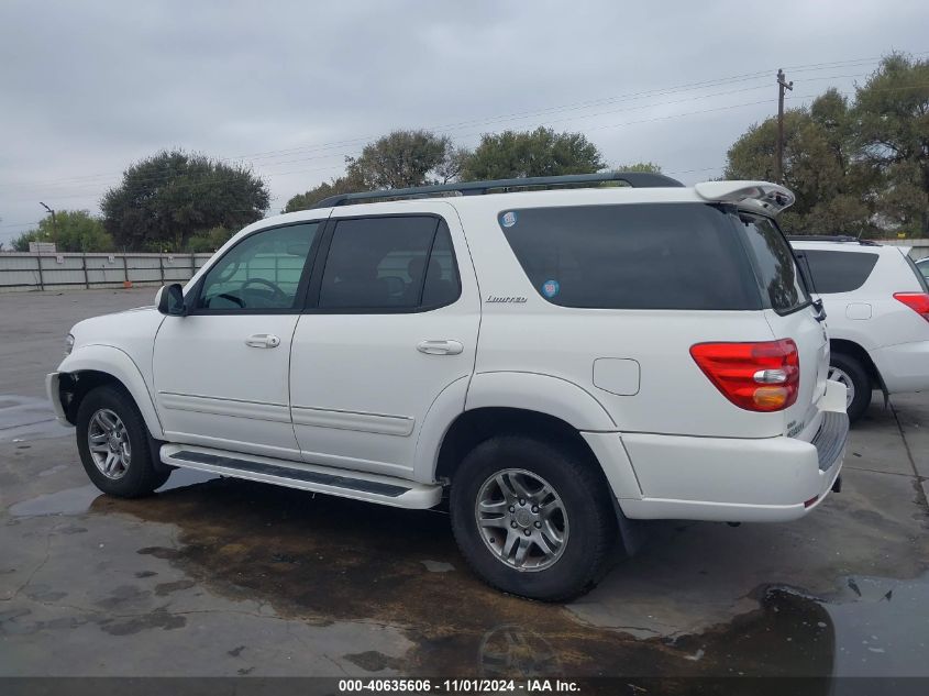 2004 Toyota Sequoia Limited V8 VIN: 5TDBT48A34S206436 Lot: 40635606