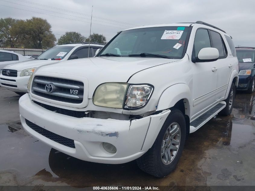 2004 Toyota Sequoia Limited V8 VIN: 5TDBT48A34S206436 Lot: 40635606