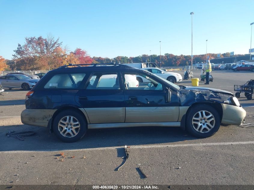 2000 Subaru Legacy Outback Awp VIN: 4S3BH6757Y7641476 Lot: 40635620