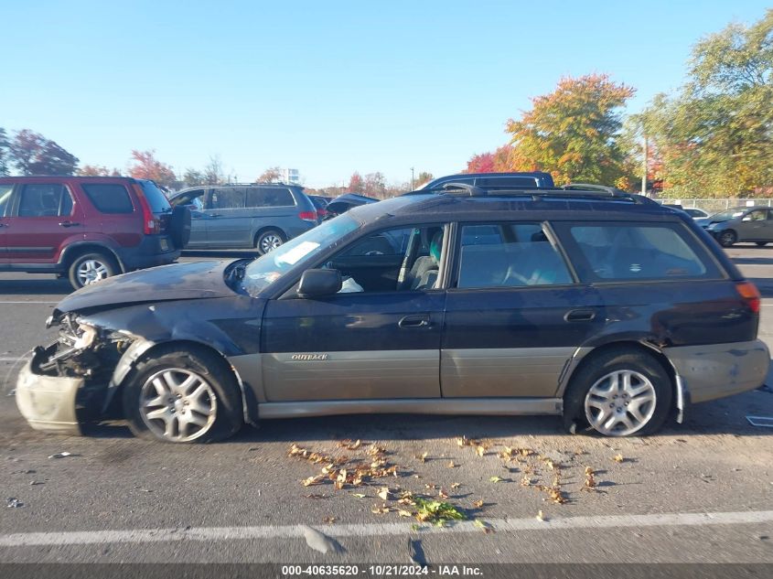 2000 Subaru Legacy Outback Awp VIN: 4S3BH6757Y7641476 Lot: 40635620