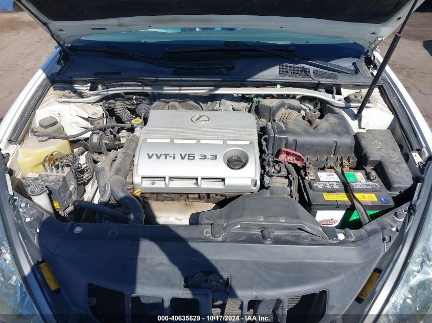 2006 Lexus Es 330 VIN: JTHBA30G165172889 Lot: 40635629