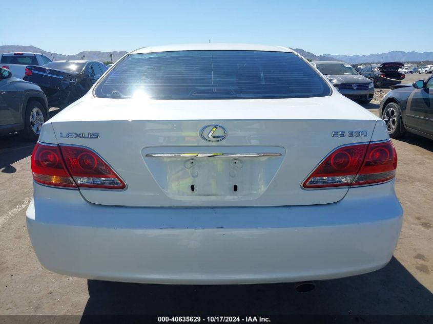 2006 Lexus Es 330 VIN: JTHBA30G165172889 Lot: 40635629