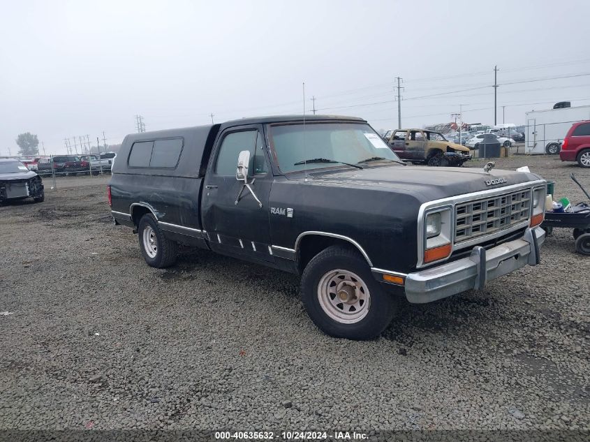 DODGE PICKUP 1985. Lot# 40635632. VIN 1B7GD14T0FS651915. Photo 1