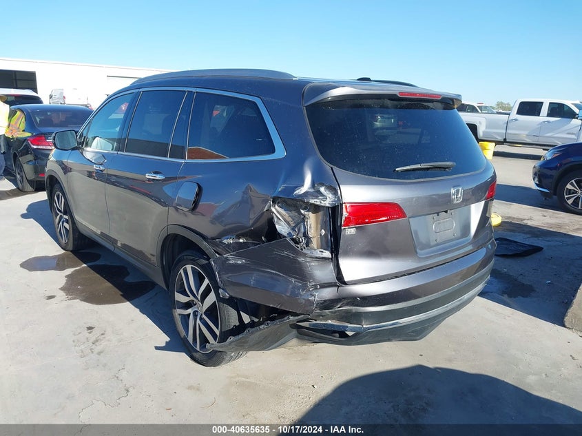 2016 HONDA PILOT TOURING - 5FNYF5H97GB014183