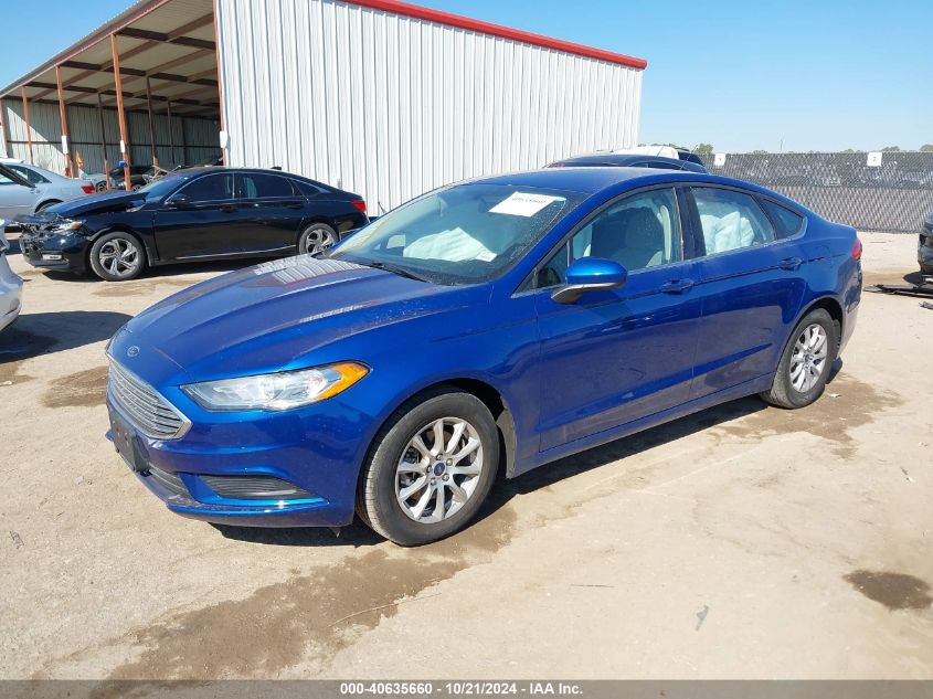 VIN 3FA6P0G76HR259490 2017 Ford Fusion, S no.2