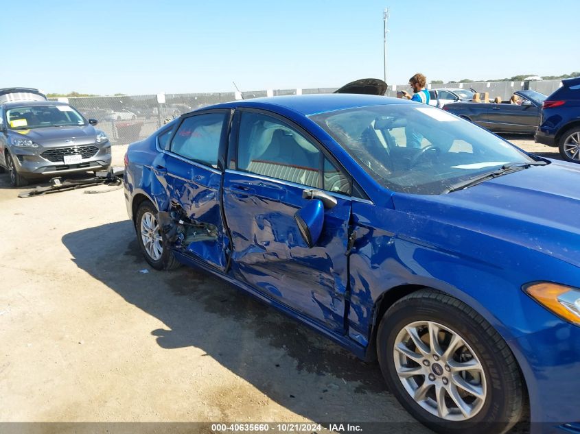 VIN 3FA6P0G76HR259490 2017 Ford Fusion, S no.6