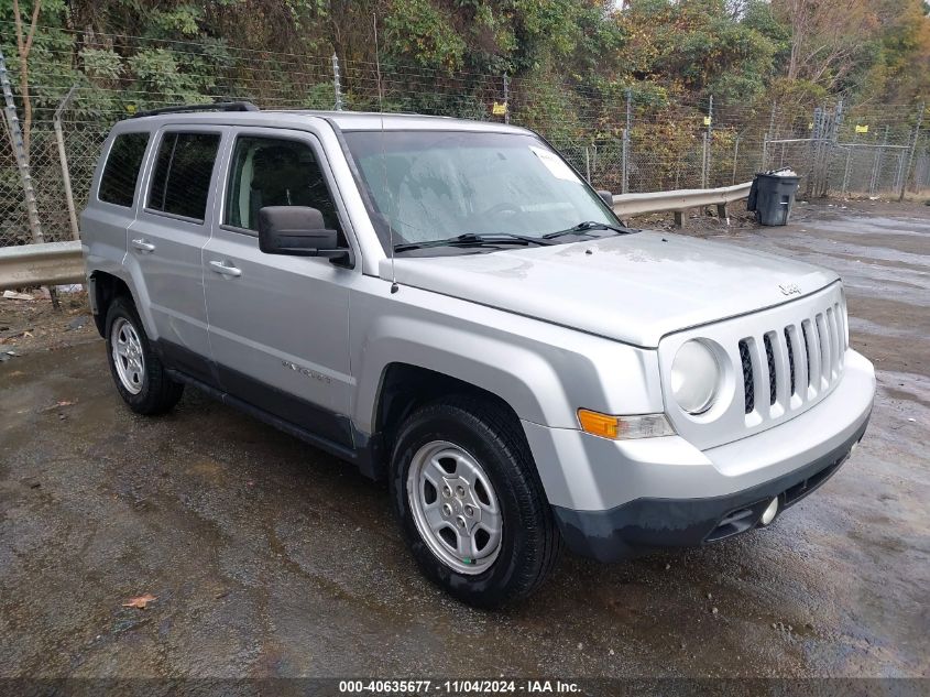 VIN 1C4NJPBA4ED506173 2014 Jeep Patriot, Sport no.1