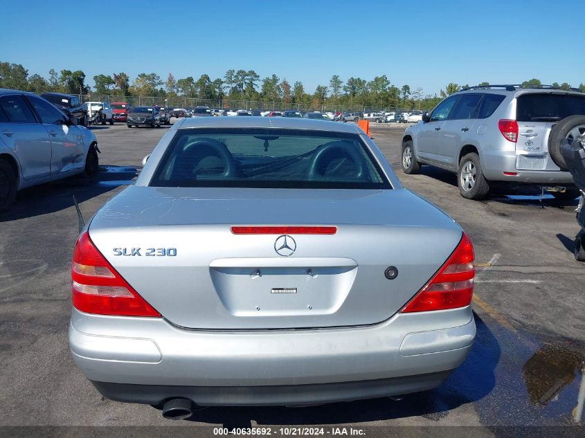 1999 Mercedes-Benz Slk 230 Kompressor VIN: WDBKK47F5XF130494 Lot: 40635692