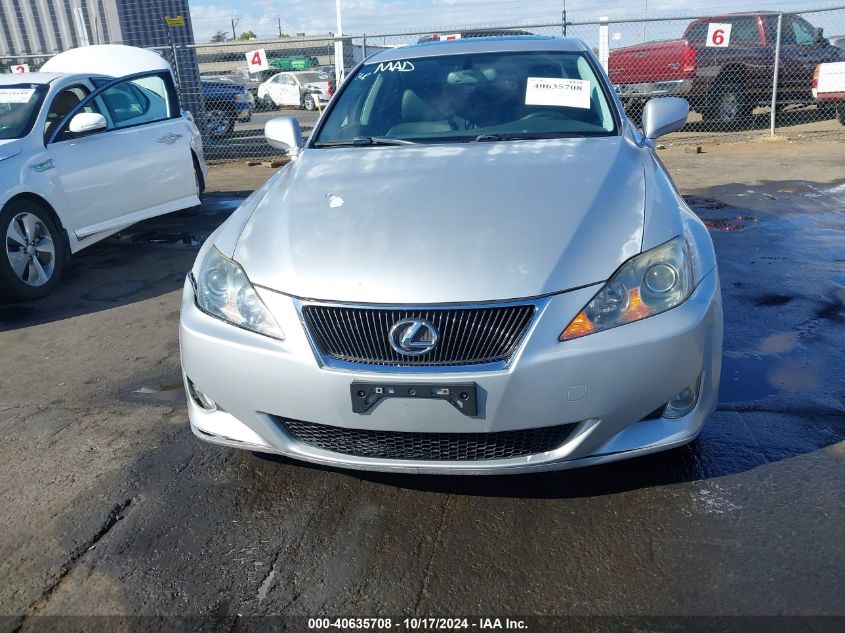 2008 Lexus Is 250 VIN: JTHBK262685079789 Lot: 40635708