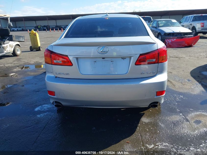 2008 Lexus Is 250 VIN: JTHBK262685079789 Lot: 40635708