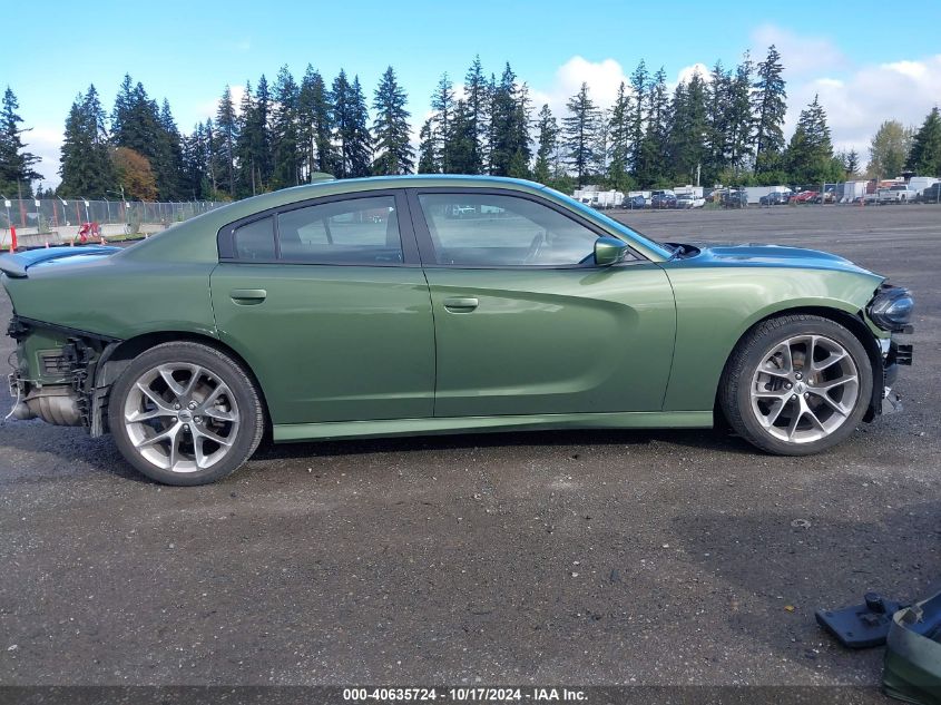 2022 Dodge Charger Gt Rwd VIN: 2C3CDXHG6NH181043 Lot: 40635724