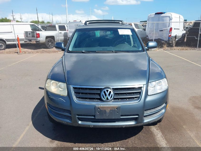 2005 Volkswagen Touareg V6 VIN: WVGBG77L05D005787 Lot: 40635726