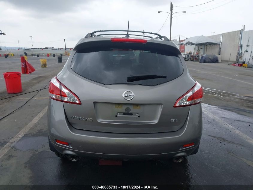 2012 Nissan Murano Sl VIN: JN8AZ1MU3CW120250 Lot: 40635733